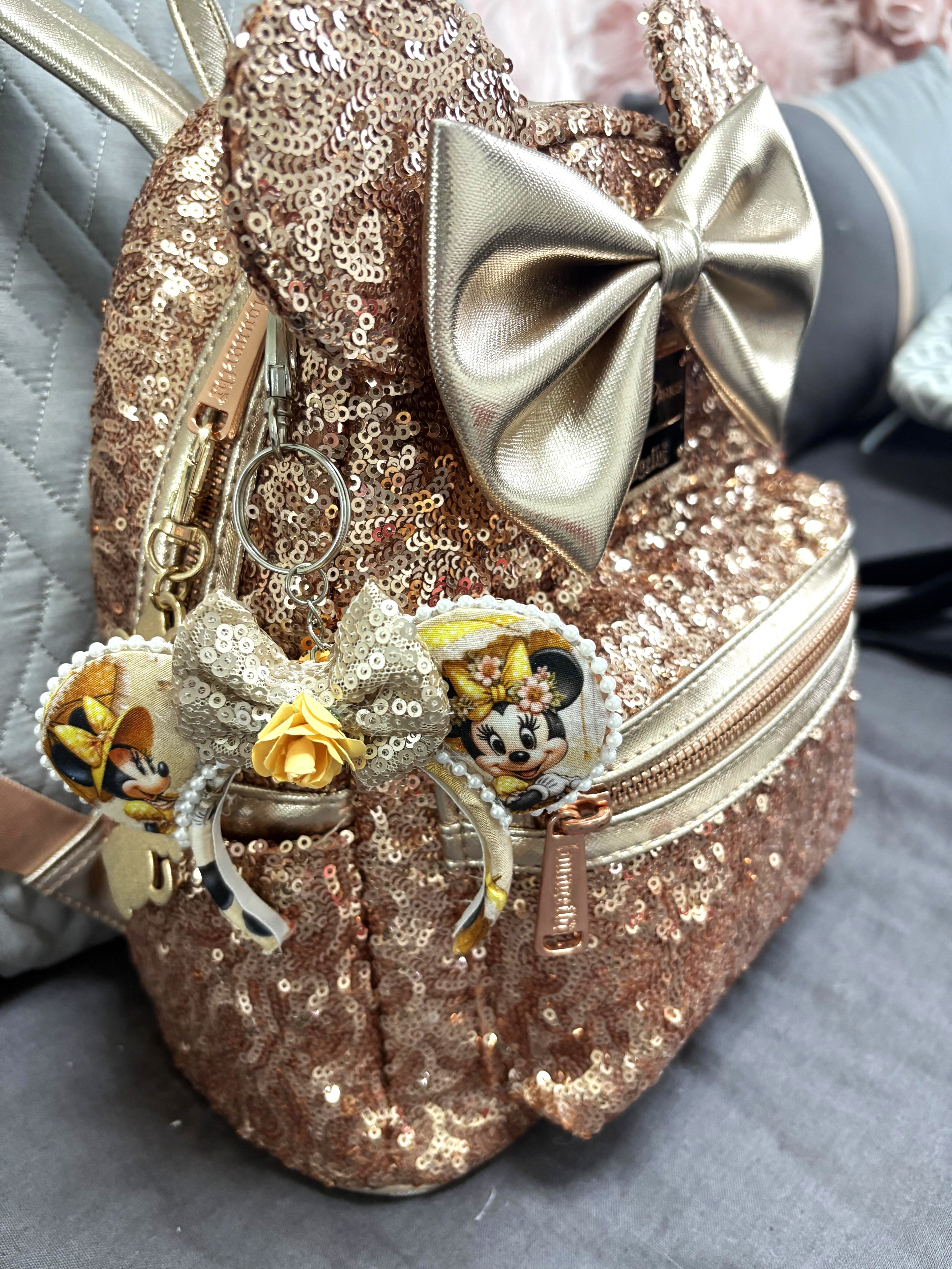 Parisian Elegance Mini Ear Keychain & Bag Charm